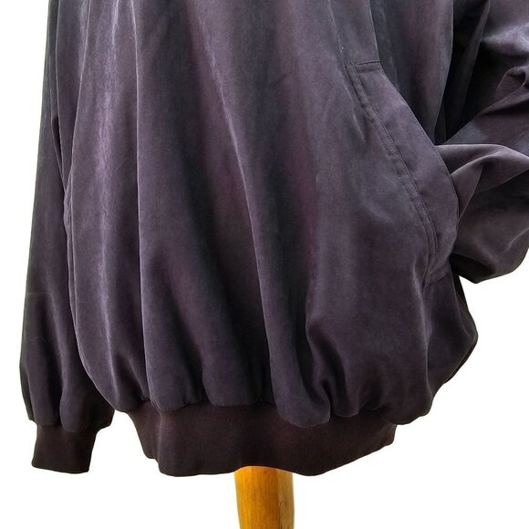 Slazenger Widgi Creek Golf Course 1/4 Button Windbreaker Jacket Mens XL Blue - Picture 6 of 12